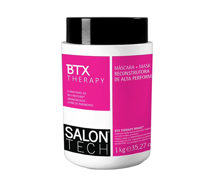 Traitement capillaire BTX Therapy Matizador de SalonTech : Formule de kératine tonifiante et lissante pour les cheveux blonds et méchés