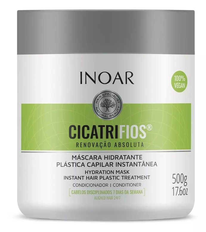 Inoar Vegan Cicatrifios Masque hydratant pour les cheveux 1KG