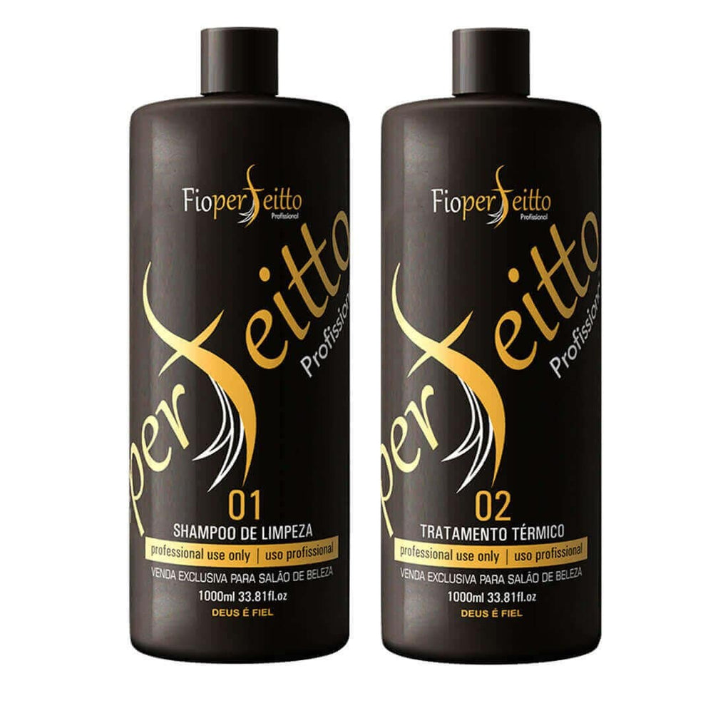 Fio Perfeitto Hair Smoothing Keratin Treatment kit 33.81 fl.oz 1000ml